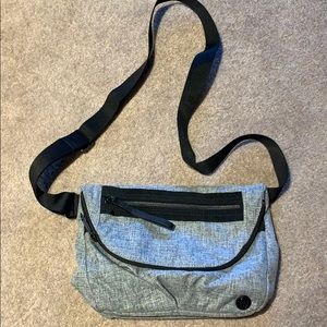 Heathered grey lululemon crossbody bag